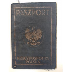 Paszport Rzeczpospolita Polska na nazwisko Goldberg Leon, Stanisławów