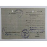 Radom/Kielce, Ausweis Nr. 81319 auf den Namen von Krzywicka Maria