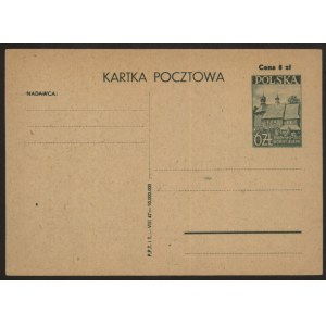 Karta pocztowa. Polska VIII 1947 r.