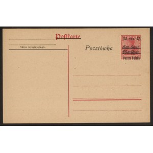Karta pocztowa, 1918 r.