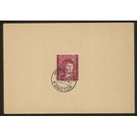 GG Karta pocztowa 1943 ze znaczkiem pocztowym z M. Kopernikiem