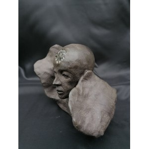 Krystyna Steczkowska, Sculpture ,Black Angel 2020