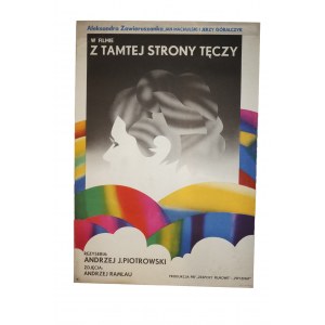 Plakat do filmu Z TAMTEJ STRONY TĘCZY [1973] reż. Andrzej J. Piotrowski, rozmiar ok. 57 x 83cm