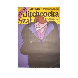 MŁODOŻENIEC Jan - Szał [1972] reż. Alfred Hitchcock, rozmiar ok. 57 x 82,5cm