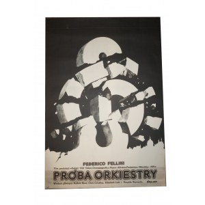 EROL Jakub - Próba orkiestry [1978] reż. Federico Fellini, rozmiar ok. 67,5 x 98cm
