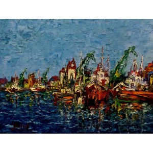 Jerzy Stachura, Nel porto