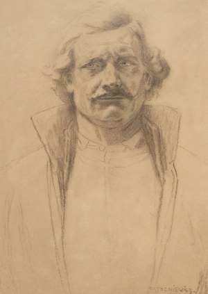 Piotr Stachiewicz (1858 Nowosiółki/Podole - 1938 Kraków), Portret Bartosza Głowackiego