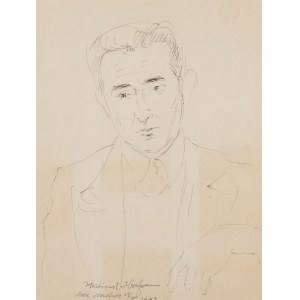 Wlastimil Hofman (1881 Karlino/k. Pragi-1970 Szklarska Poręba), Portret mężczyzny, 1943