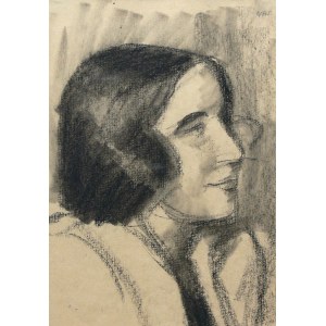 Wojciech Weiss (1875 Leorda na Bukowinie - 1950 Kraków), Portret kobiety