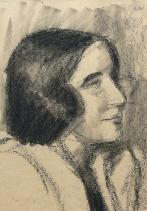 Wojciech Weiss (1875 Leorda na Bukowinie - 1950 Kraków), Portret kobiety
