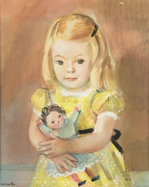 Rajmund Kanelba (1897 Warszawa - 1960 Londyn), Dziewczynka z lalką