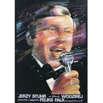 Waldemar Świerzy (1931 Katowice-2013 Warszawa), Jerzy Stuhr w filmie Wodzirej, projekt plakatu, 1978 r.