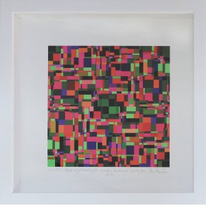 Jan PAMULA (b. 1944), Field of discrete color changes, 2019