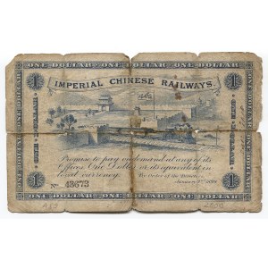 China Empire 1 Dollar 1899 Shanghai Branch