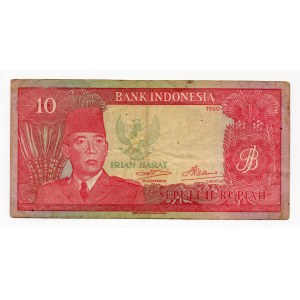 Indonesia Irian Barat 10 Rupiah 1960