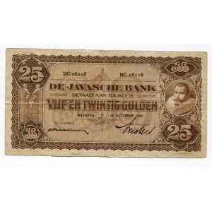 Netherlands Indies 25 Gulden 1930