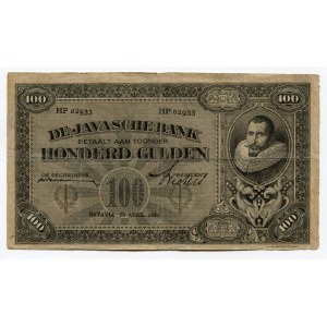 Netherlands Indies 100 Gulden 1930