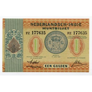 Netherlands Indies 1 Gulden 1940