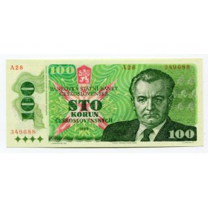 Czechoslovakia 100 Korun 1989