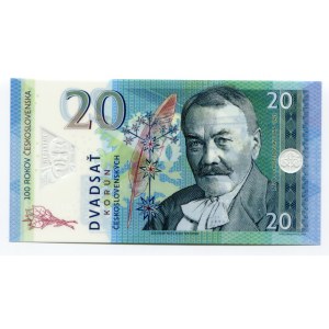 Czech Republic 20 Korun 2019 Specimen Pavol Országh Hviezdoslav