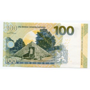 Czech Republic 100 Korun 2019 Specimen Milan Rastislav Štefánik