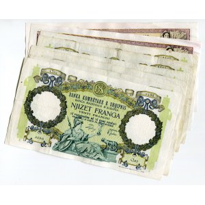 Albania Lot of 20 Banknotes 1926 - 1945