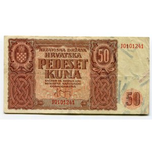 Croatia 50 Kuna 1941
