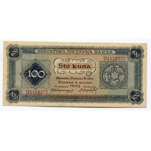 Croatia 100 Kuna 1943