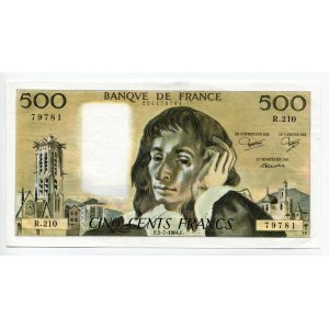 France 500 Francs 1984
