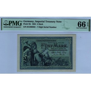 Germany - Empire 5 Mark 1904 PMG 66 EPQ
