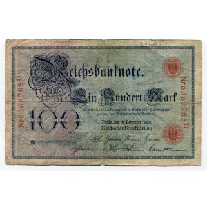Germany - Empire 100 Mark 1905