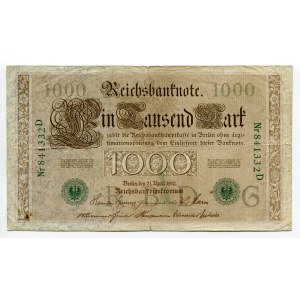 Germany - Empire 1000 Mark 1910