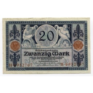 Germany - Empire 20 Mark 1915