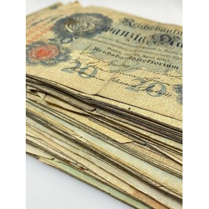 Germany - Empire Lot of 147 Banknotes 1906 - 1930