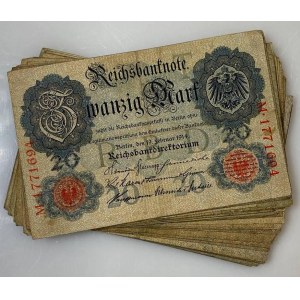Germany - Empire 45 x 20 Mark 1914
