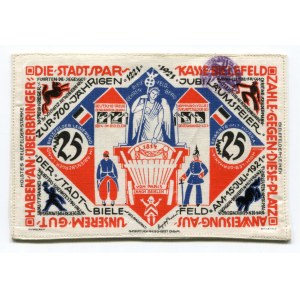 Germany - Weimar Republic Bielefeld Stadtsparkasse 25 Mark 1921