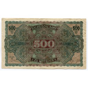 Germany - Weimar Republic 500 Mark 1922