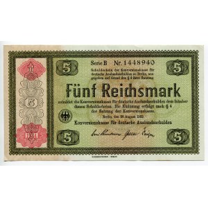 Germany - Third Reich 5 Reichsmark 1934