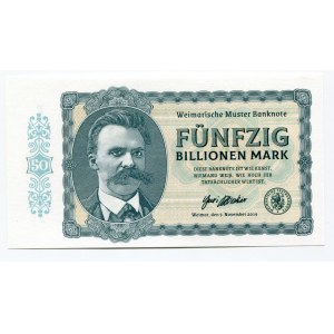 Germany - FRG 50 Billionen Mark 2019 Specimen