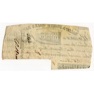 Great Britain Salop & North Wales Bank 5 Pounds 1838 Cancelled Note