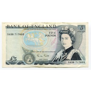 Great Britain 5 Pounds 1973 - 1980 (ND)