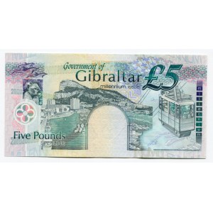 Gibraltar 5 Pounds 2000