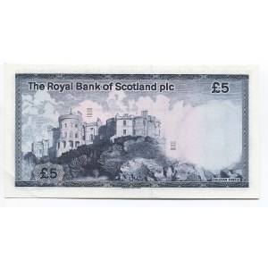 Scotland Royal Bank 5 Pounds 1982