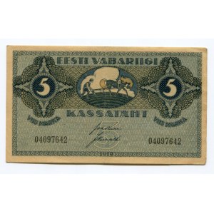 Estonia 5 Marka 1919