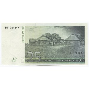 Estonia 25 Krooni 2002