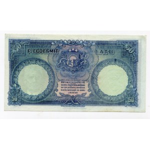 Latvia 50 Latu 1934