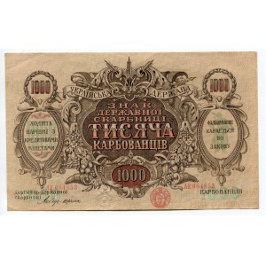 Ukraine 1000 Karbovantsiv 1918