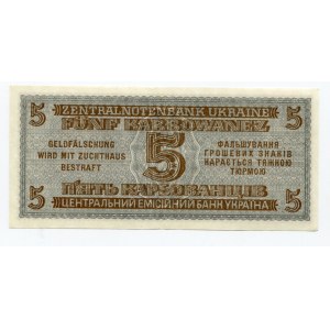 Ukraine 5 Karbowanez 1942