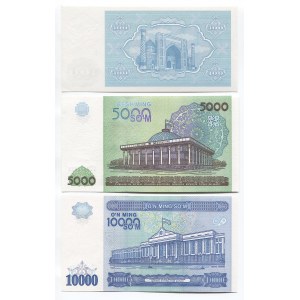 Uzbekistan 100-5000-10000 Sum 1992 - 2017