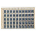 Russia 10 Kopeks 100 Pcs Full Uncut Sheet 1915